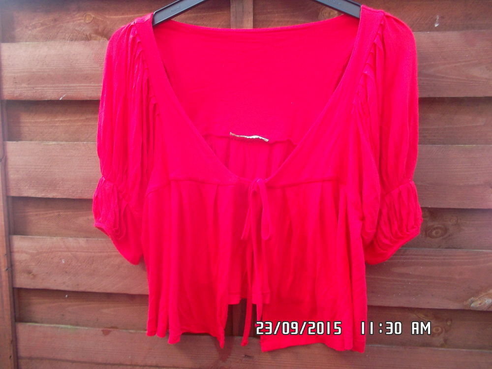 BOLERO ROUGE*JUSTE 1E*KIKI60230 Vêtements