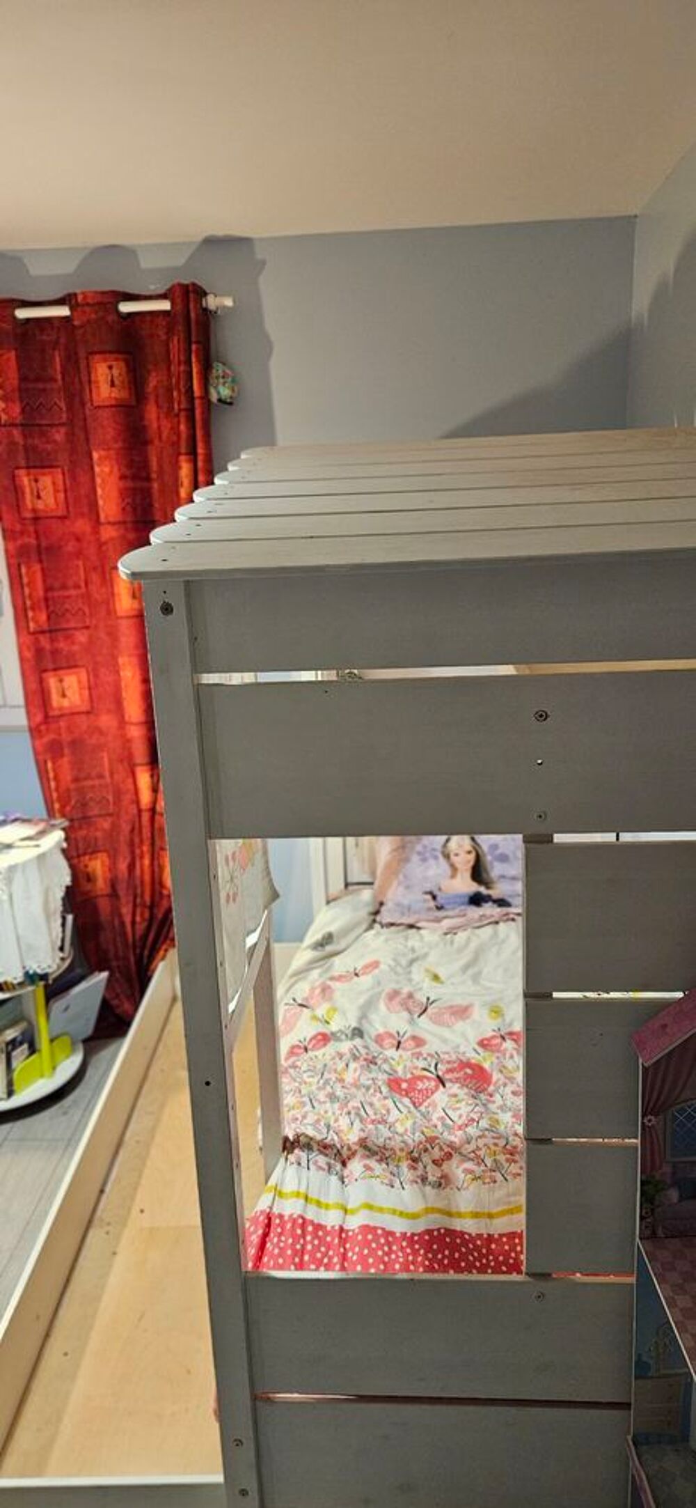 Lit cabane blanc Mobilier enfants
