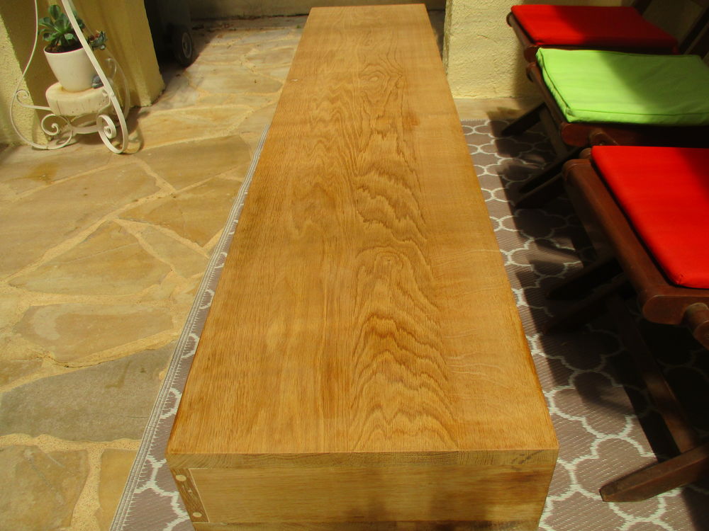 Banc ch&eacute;ne massif fabrication artisanal
Meubles