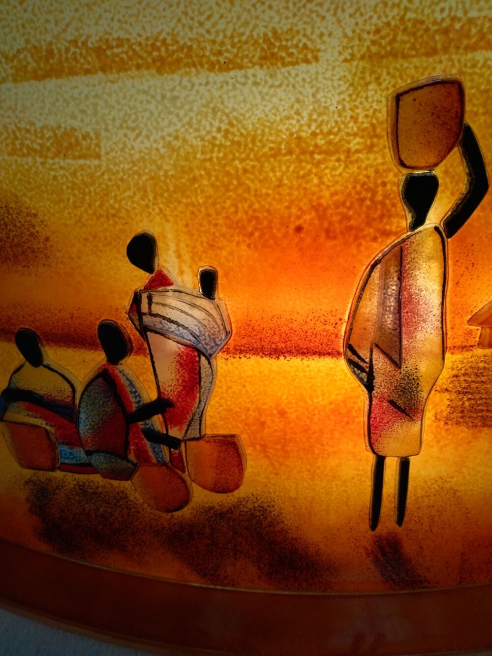 Lampe africaine Décoration