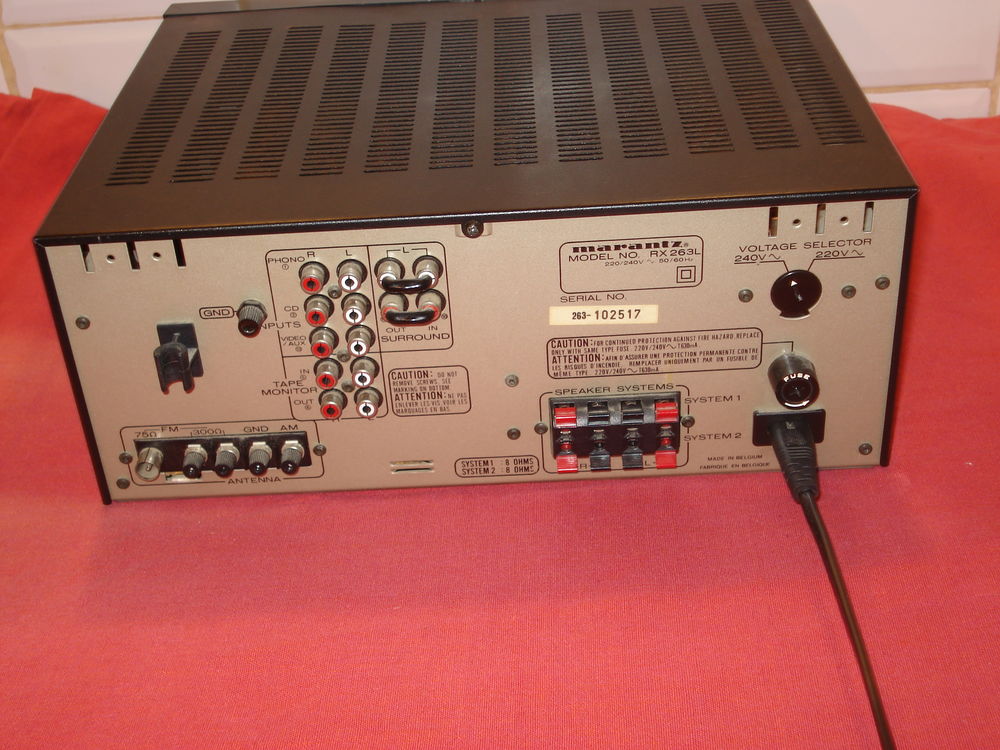 Ampli Tuner MARANTZ PM263L + TUNER PM263 Audio et hifi
