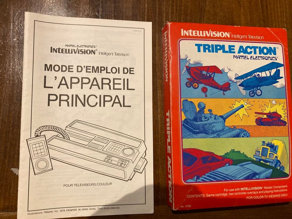 console Mattel intelevision vintage Consoles et jeux vidéos
