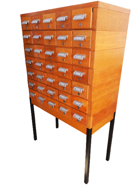 
Meuble de bibliothque vintage 35 tiroirs en bois 450 Clichy (92)