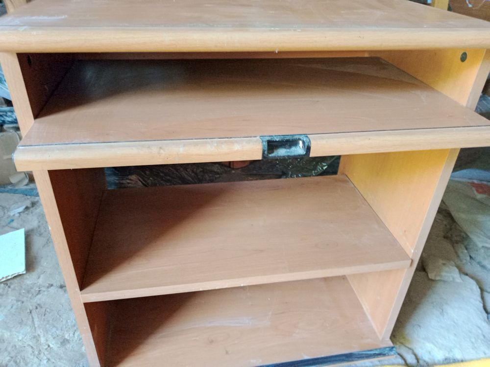 meuble bureau informatique en bois - avec plateau amovible Meubles