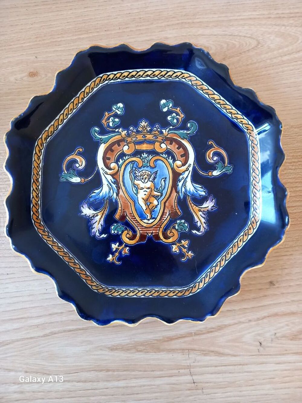 Magnifique assiette Gien Décoration