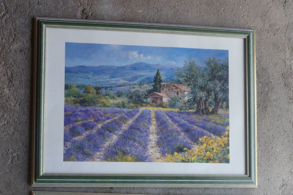 CADRE "'CHAMP&Ecirc;TRE TOURNESOL" et CADRE "CHAMP&Ecirc;TRE LAVANDE" Décoration