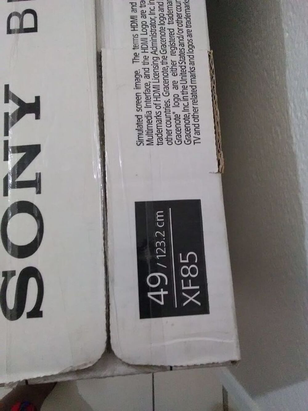 Tv Sony 4K 123cm Photos/Video/TV