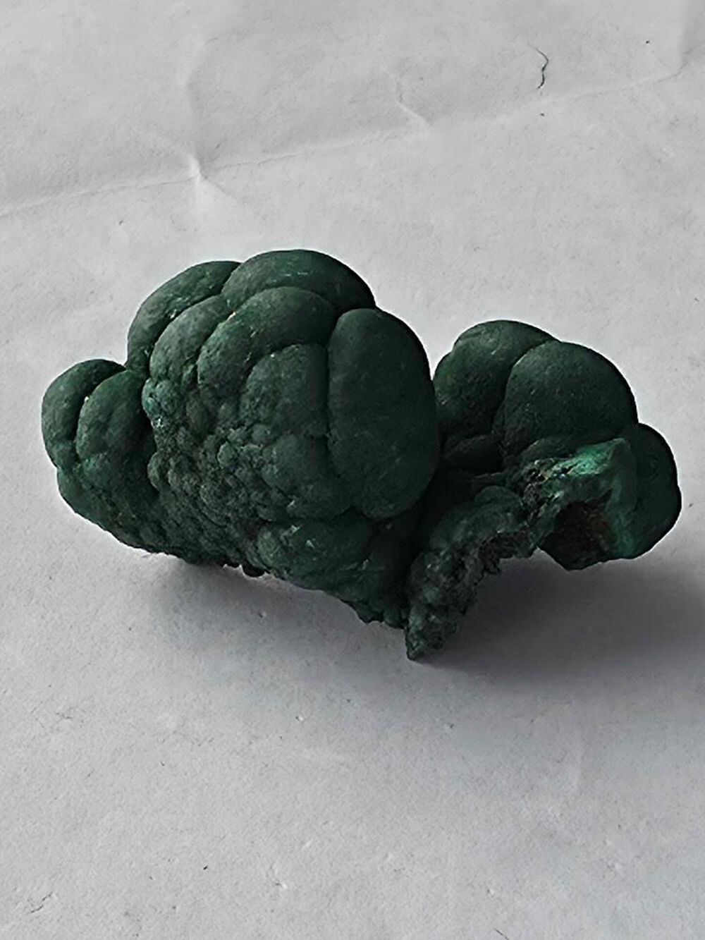 Rare Stalactite de Malachite Brute Vert Profond Katanga RDC-24g 