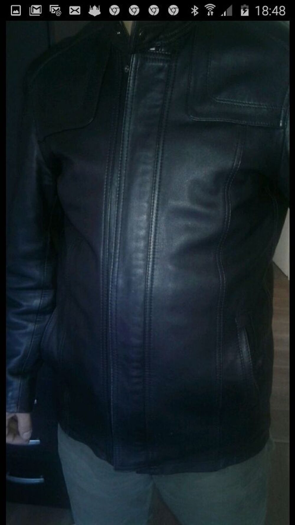 veste en cuire Vêtements