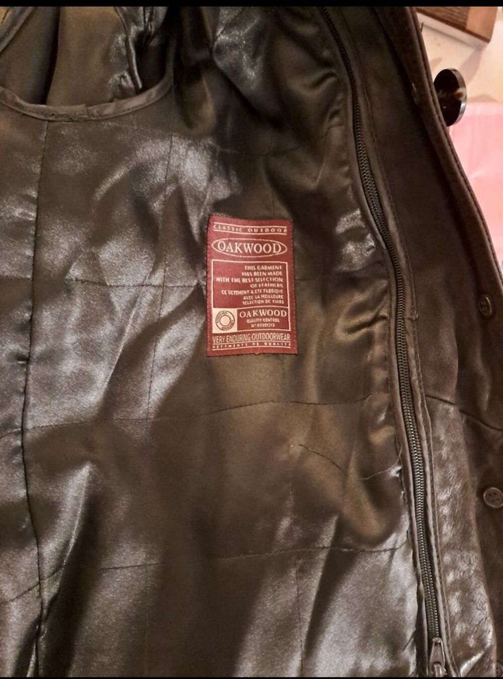 Manteau cuir femme Oakwood Vêtements
