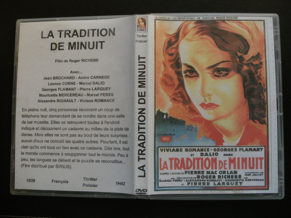 Rare film : " La tradition de minuit " DVD et blu-ray