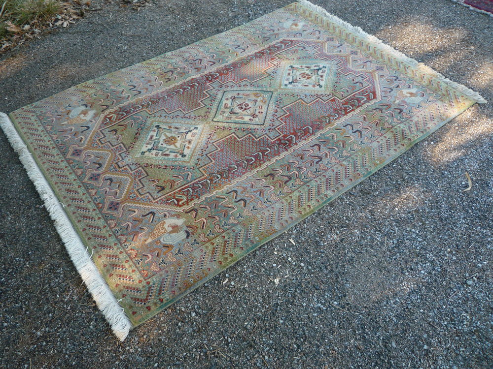 Tapis oriental vert (MTH) Décoration