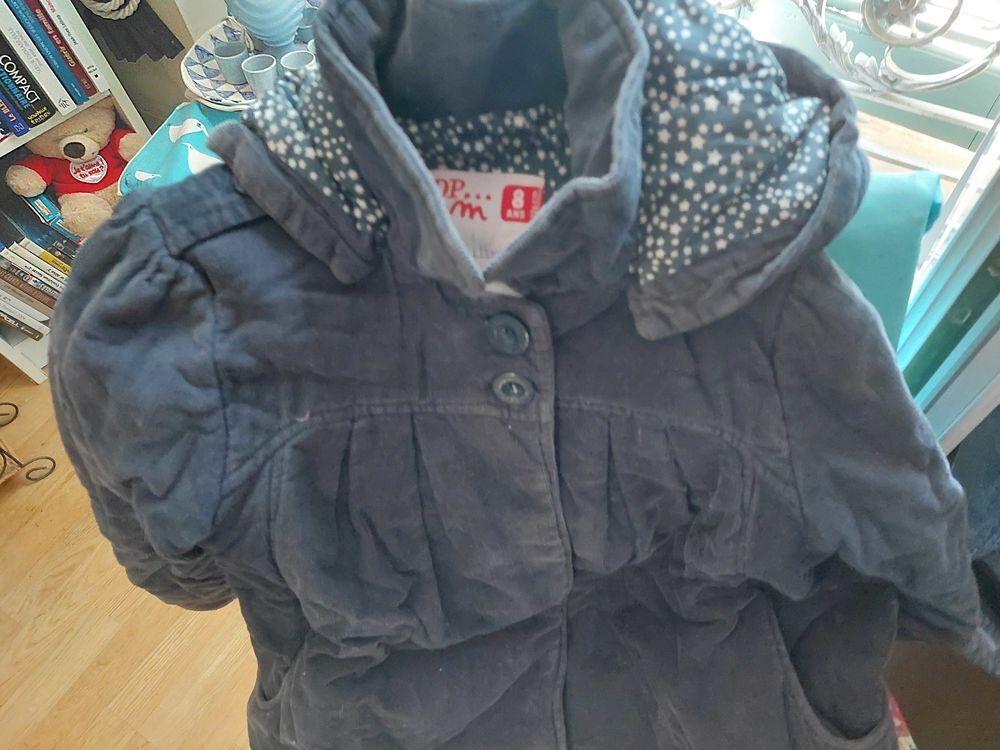 Manteau de velours taille 128 cm Vêtements
