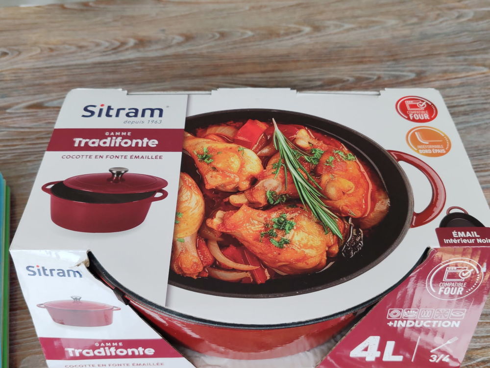 Cocotte Sitram neuve 4 Litres Cuisine