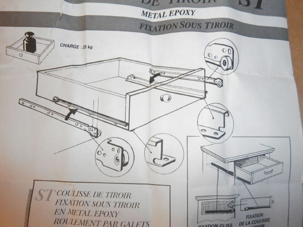Lot de 5 Kits de tiroirs Meubles