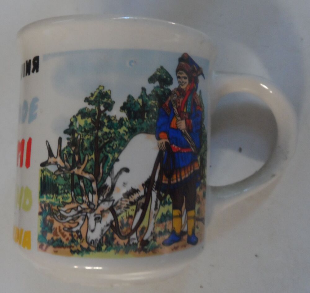 Mug SUOMI FINLAND en c&eacute;ramique vintage neuf jamais utilis&eacute;
Cuisine