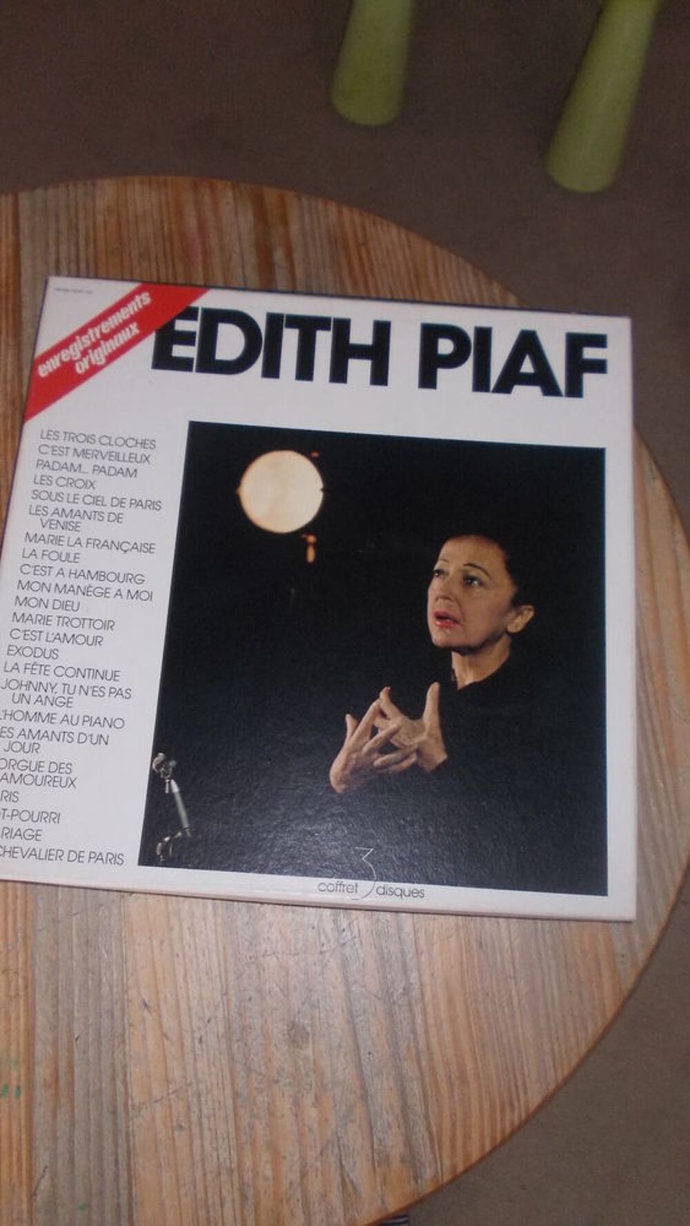 coffret 3 33 tours Edith Piaf CD et vinyles