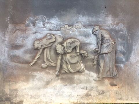 Plaque d'tre chemine  Les Glaneuses  140 Chteaufort (78)