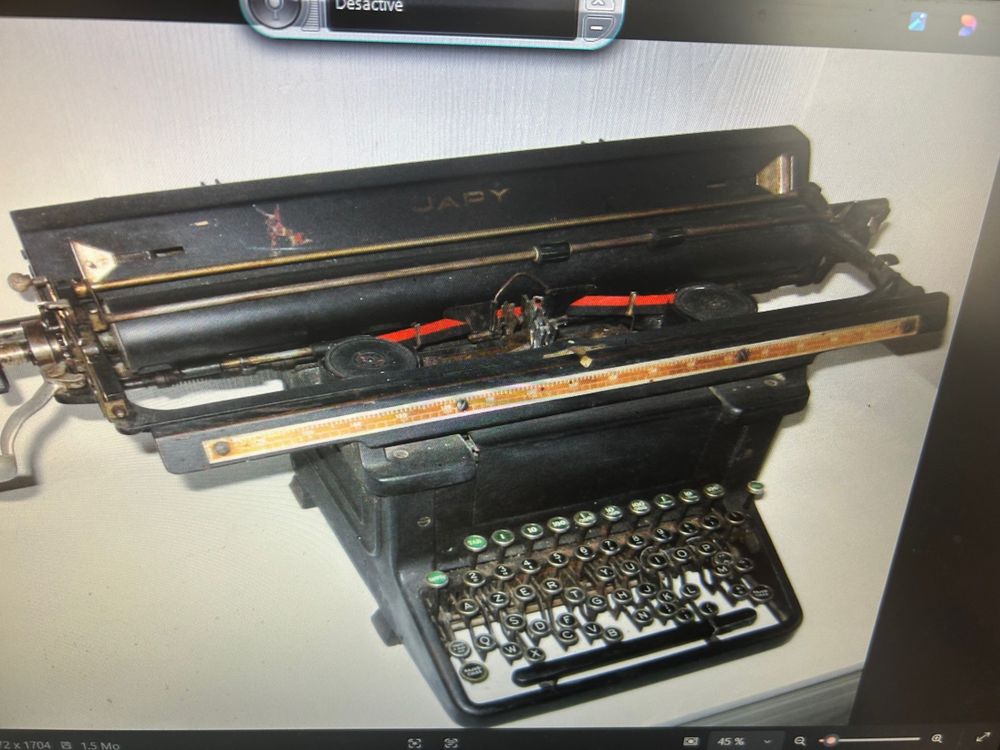 machine a ecrire 