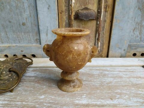 Ancien Vase Albtre gypte Orientalist gyptien Alabaster 75 Loches (37)