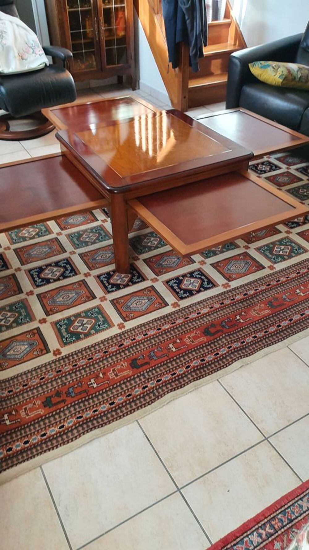 Table basse salon merisier Meubles