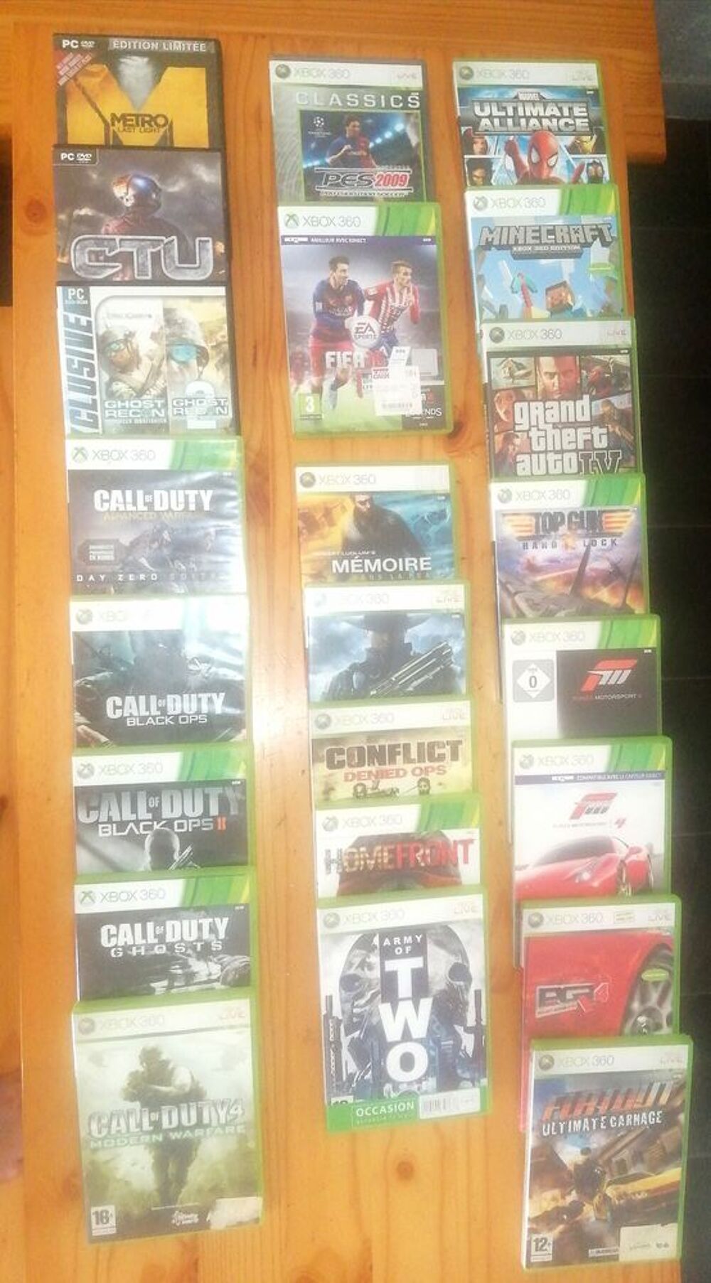 Jeux de xbox 360 bon &eacute;tat Consoles et jeux vid�os