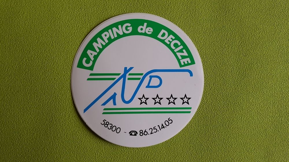 AUTOCOLLANTS CAMPING DE DECIZE 
