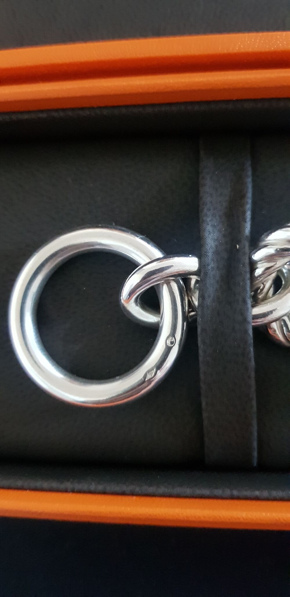 Tres beau et rare bracelet Herm&egrave;s argent Bijoux et montres