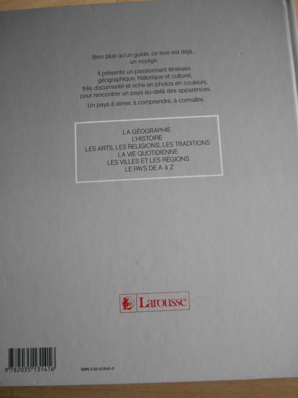 &Eacute;GYPTE &Eacute;ditions Larousse Collection Monde &amp; Voyages (1990) Livres et BD
