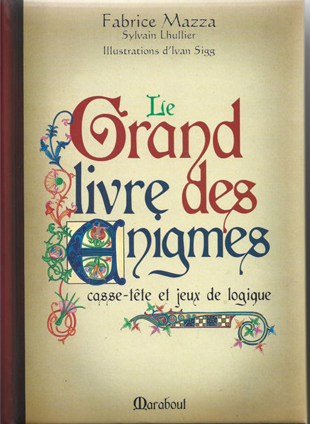 Le grand livre des &eacute;nigmes Livres et BD
