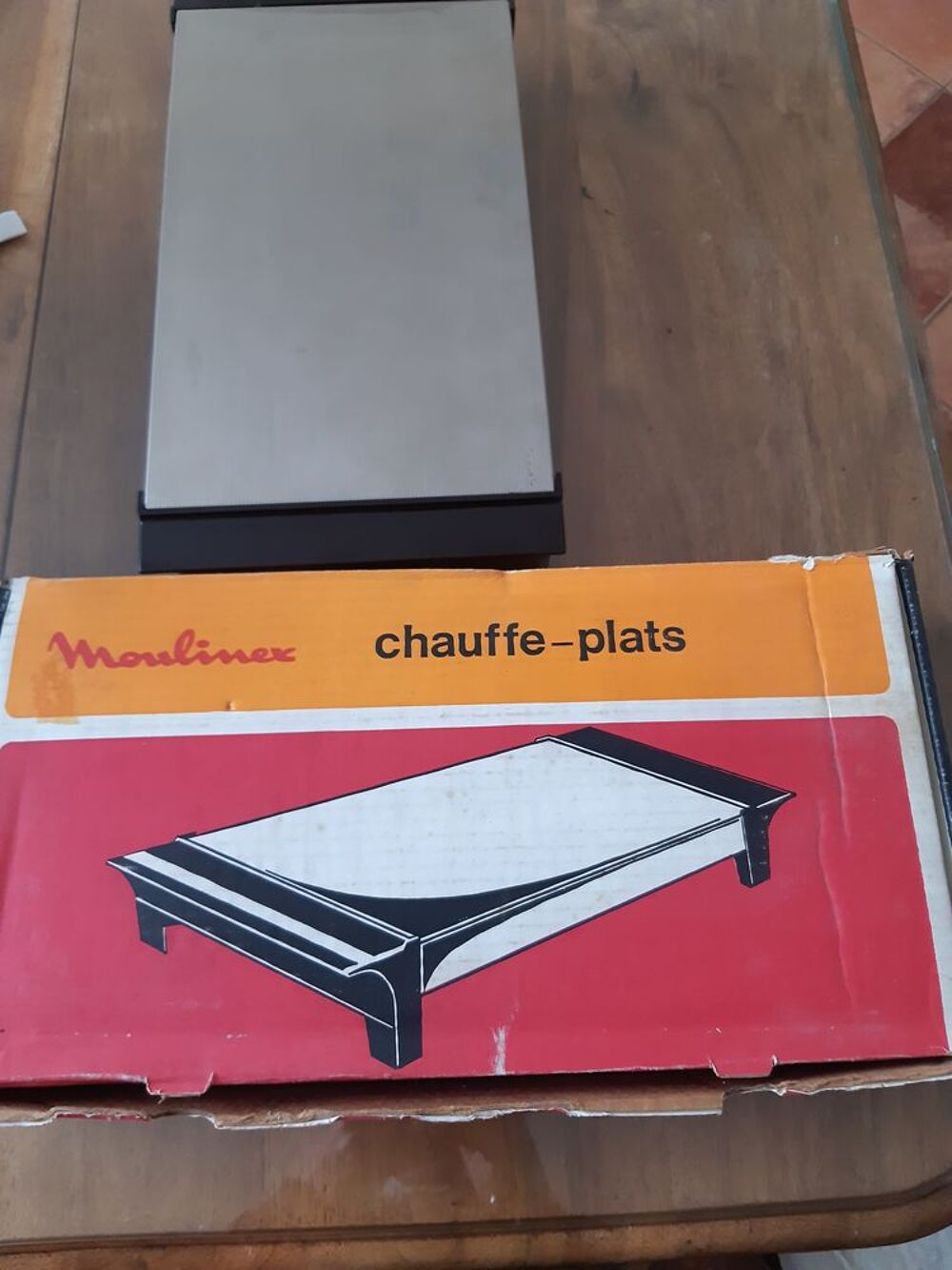 Chauffe plat &eacute;lectrique en inox Electroménager