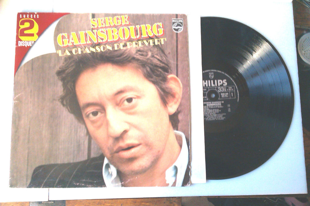 vinyl 33t SERGE GAINSBOURG la chanson de prevert CD et vinyles