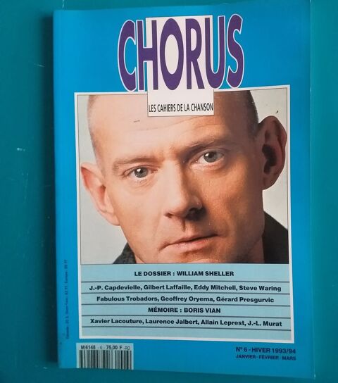 CHORUS N 6 Hiver 1993/94 Le dossier : William SHELLER 12 Montauban (82)