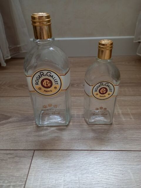 Lot de 2 flacons vide d'eau de Cologne Roger Gallet 30 Villiers (86)