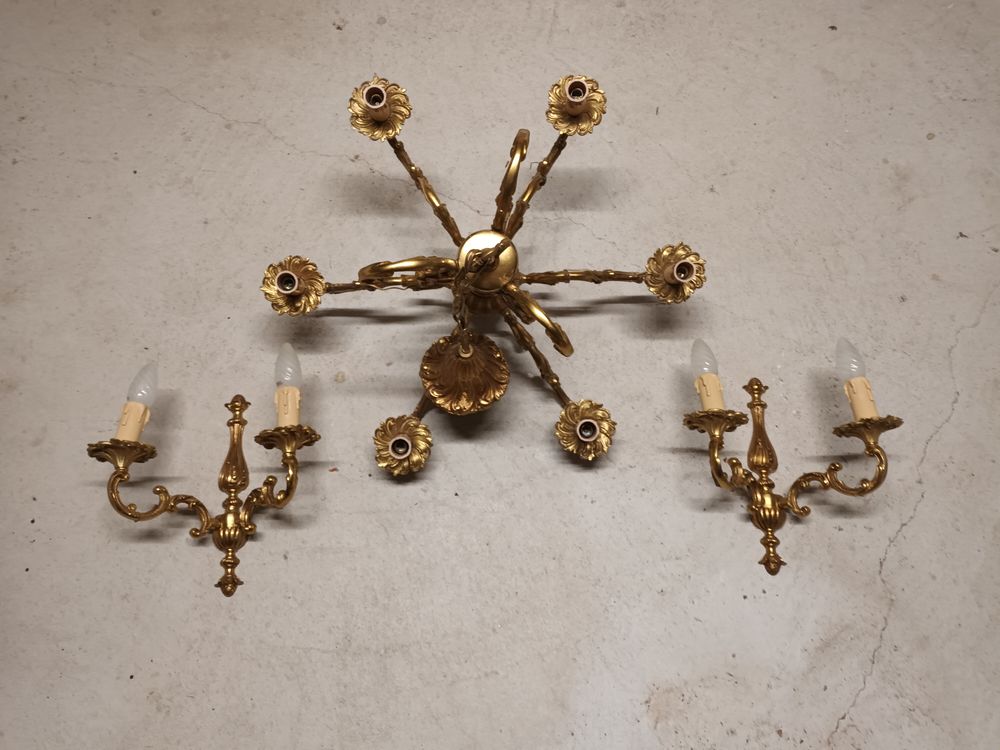lustre ancien bronze Bricolage