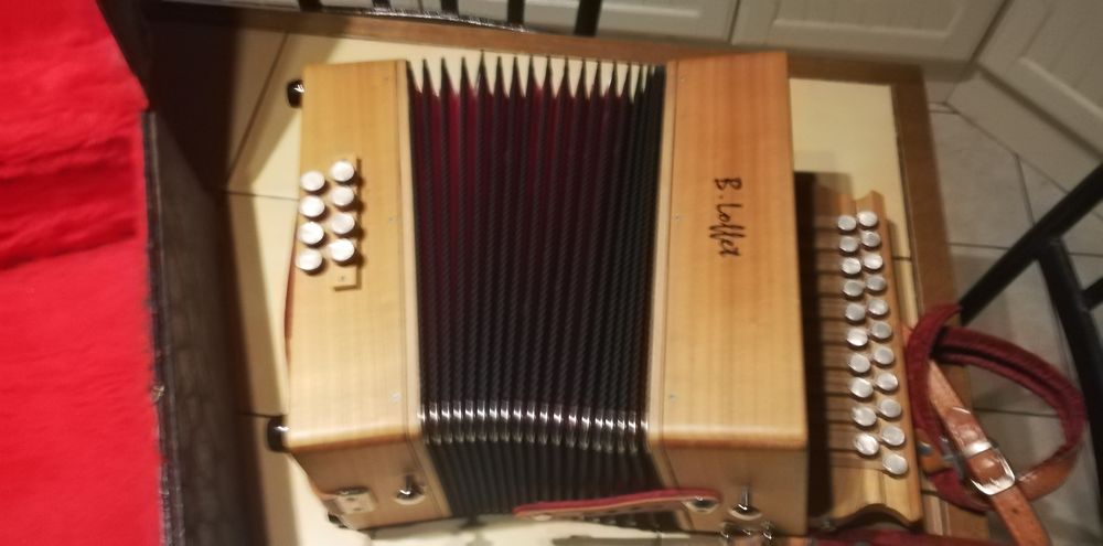 Accord&eacute;on diatonique Bernard Loffet tonalit&eacute; sol-do Instruments de musique
