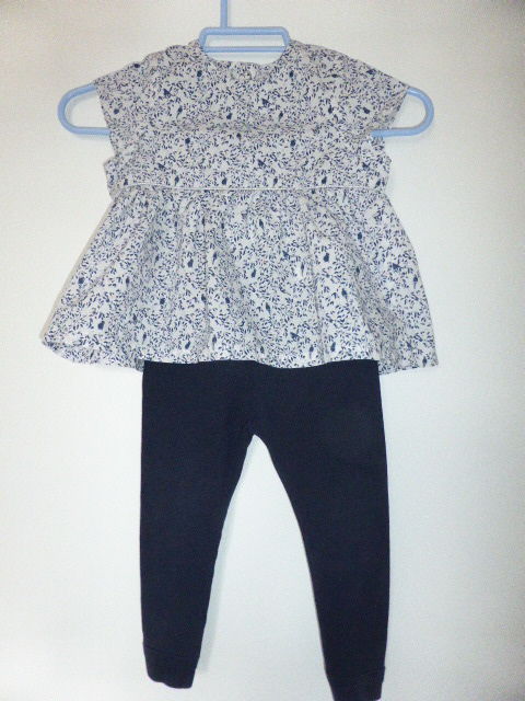 Petit Bateau ensemble fille printemps t tunique caleon 18 8 Rueil-Malmaison (92)
