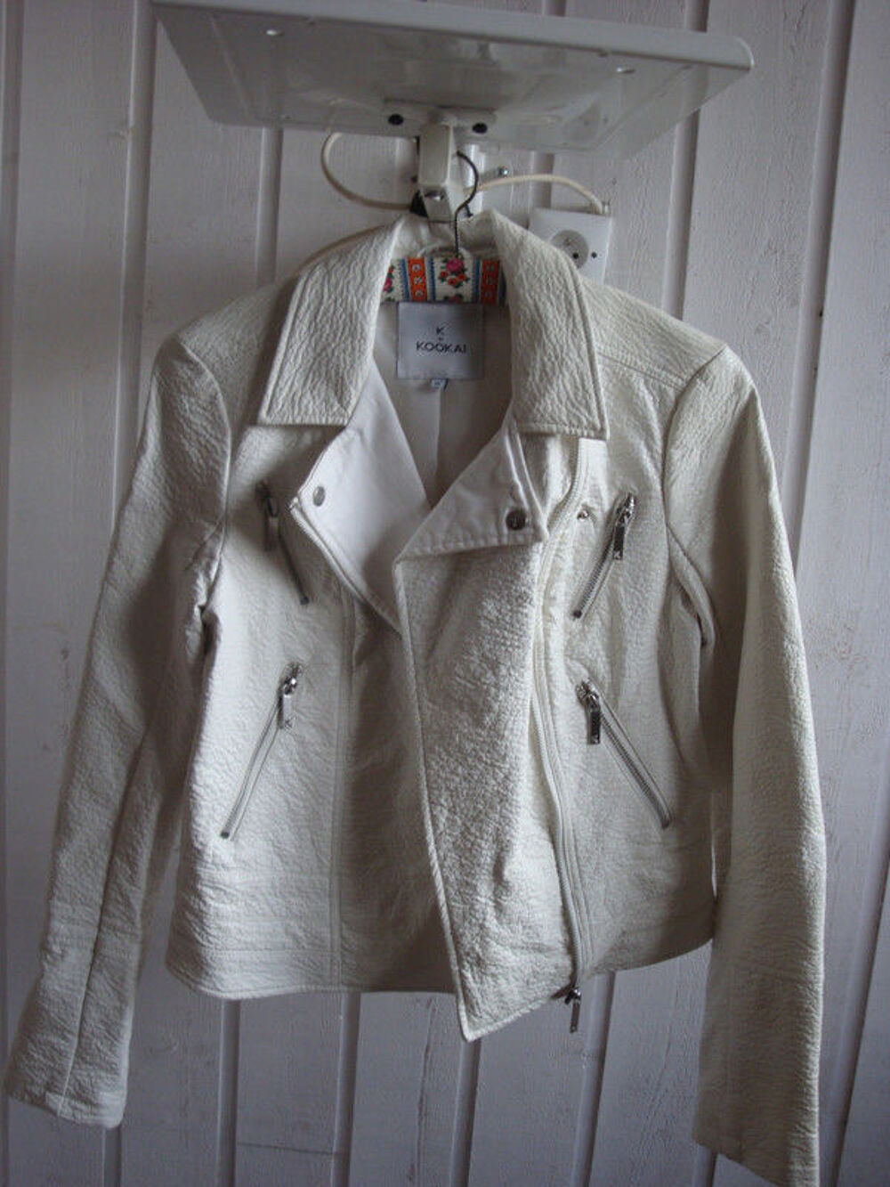 Perfecto blanc Vêtements