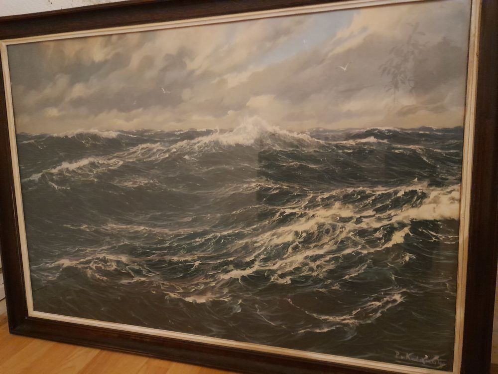 Grande lithographie "Mer du Nord" PATRICK VON KALCKREUTH 