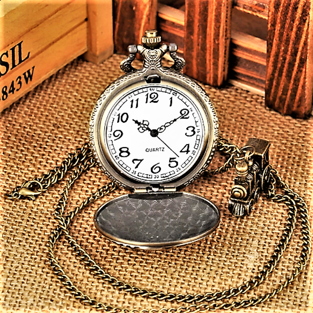 LOCOMOTIVE VAPEUR montre gousset 2020 GOC2003 Bijoux et montres