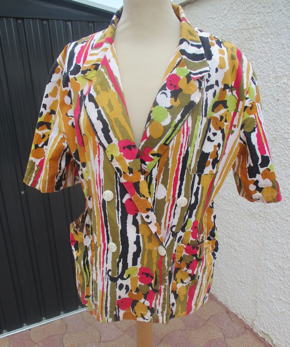 Veste crois&eacute;e en Taille 44 pour Femmes - Mod&egrave;le Vintage Vêtements