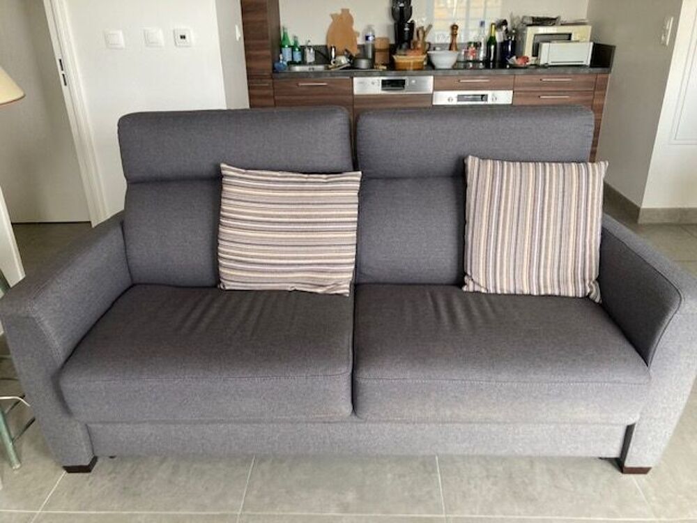 Canap&eacute; convertible 3 places ? Couchage 140x190 ?Matelas DIVA Meubles