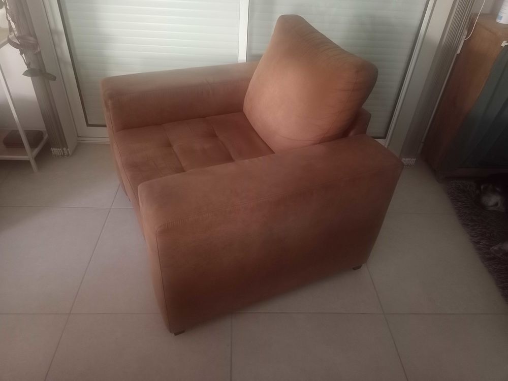 fauteuil simili daim Meubles