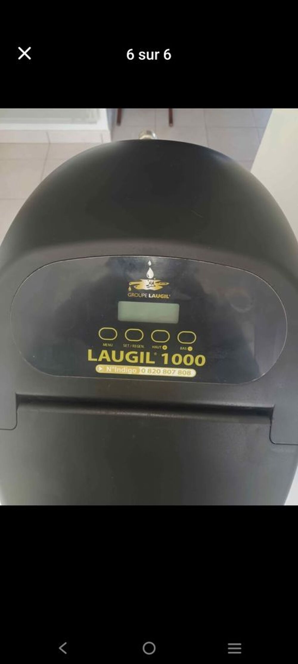 Adoucisseur d'eau Electroménager