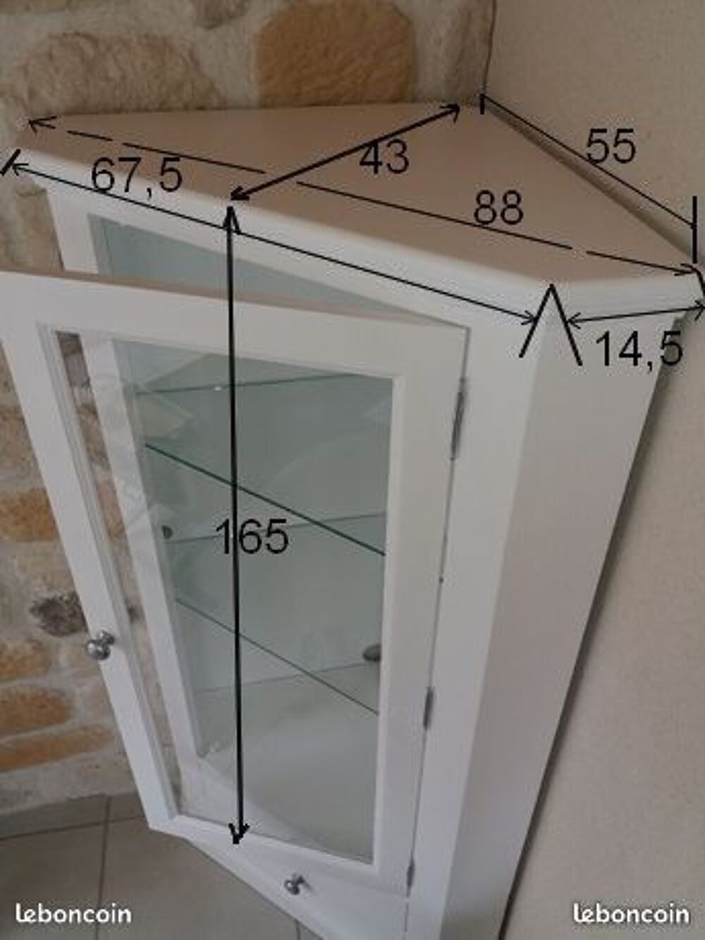 Meuble vitrine d'angle Meubles