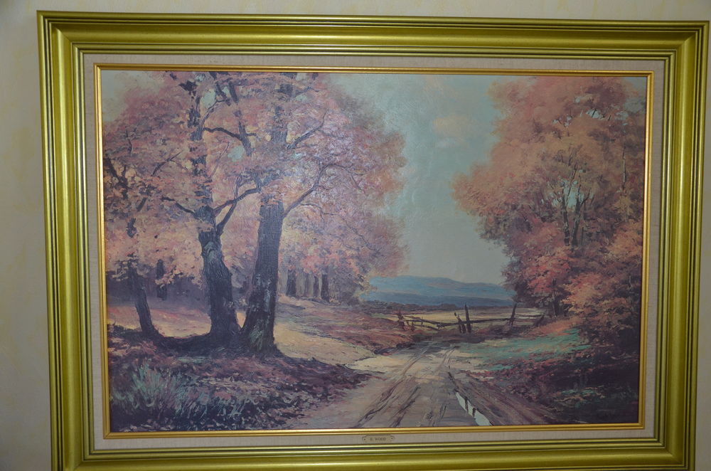 TABLEAU PAYSAGE D' AUTOMNE ROBERT WOOD Décoration