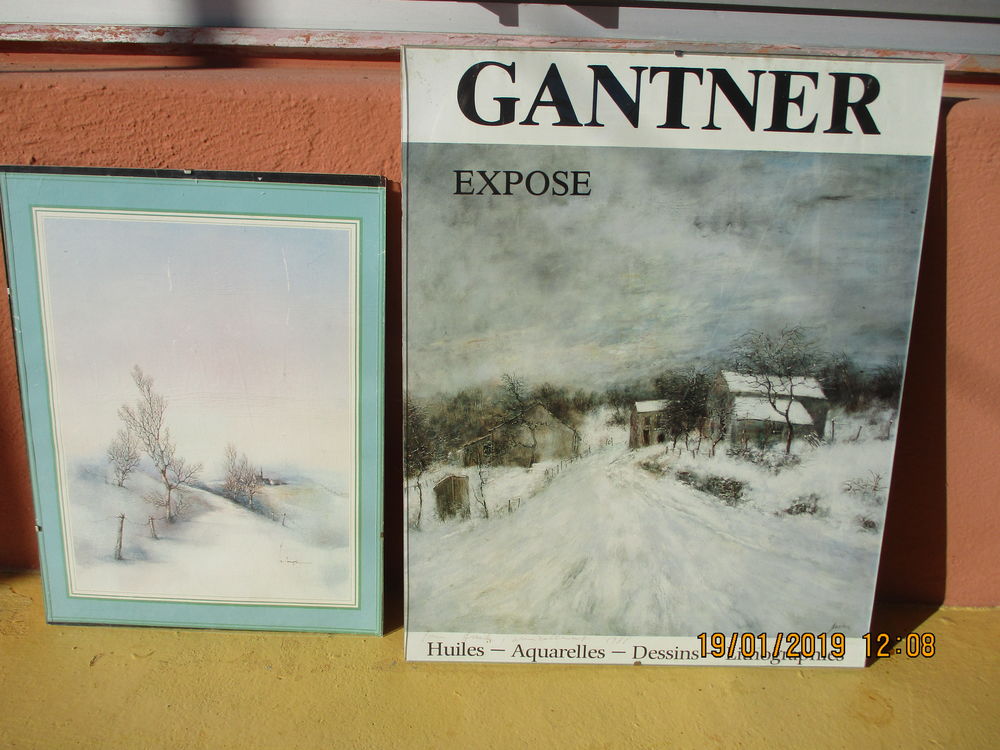 3 cadres GANTNER - MAUGERI - Corpi&egrave; Décoration