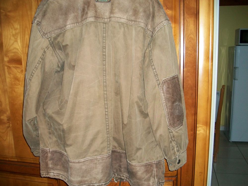 veste longue coton polyester cuir Vêtements