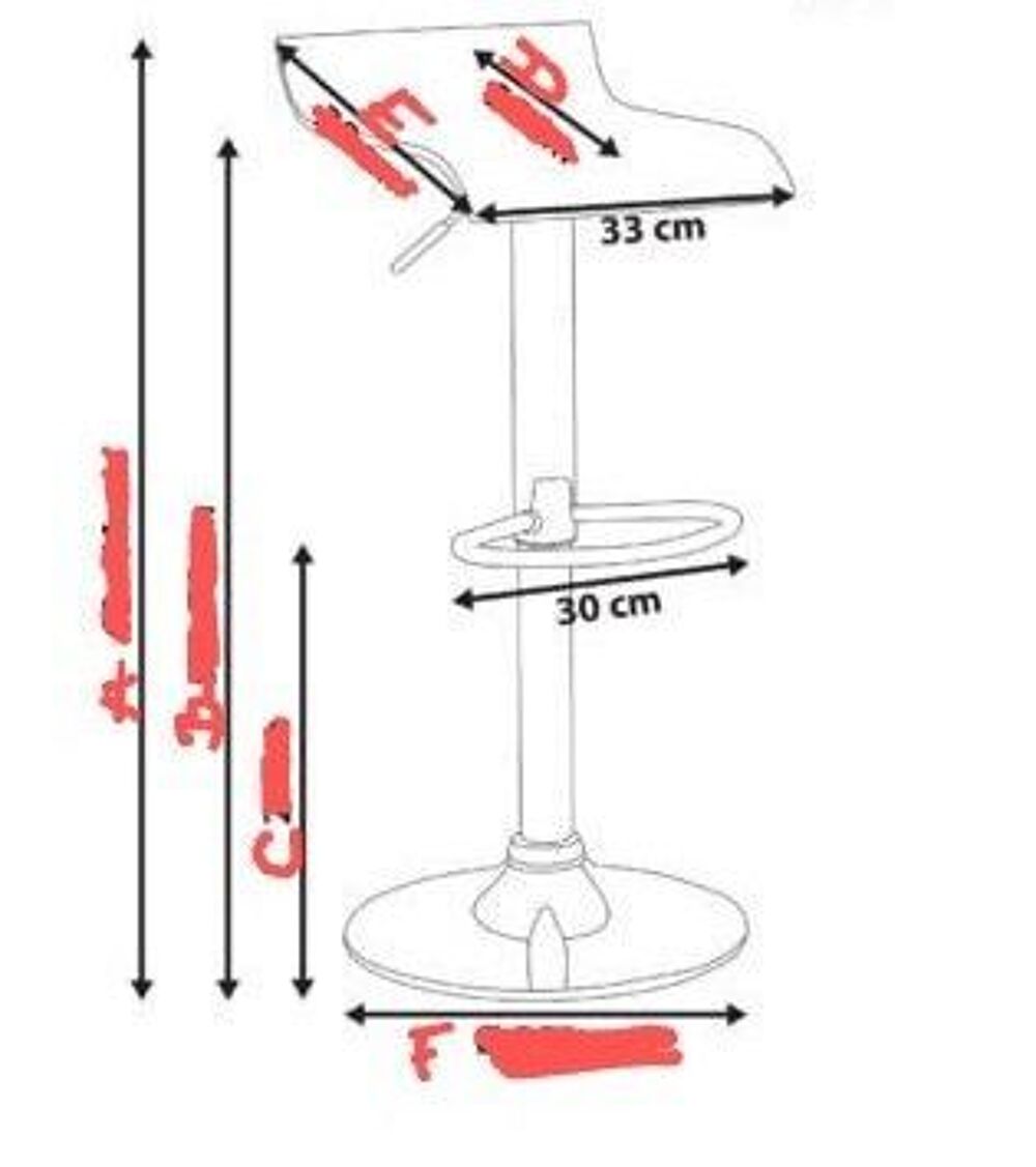 2 Tabourets chrom&eacute;s avec assises fum&eacute;es Meubles