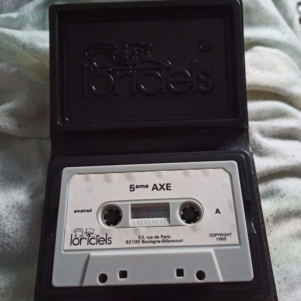 Le 5e axe , jeu amstrad Consoles et jeux vidéos